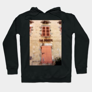 La Poste in a French Village Hoodie
